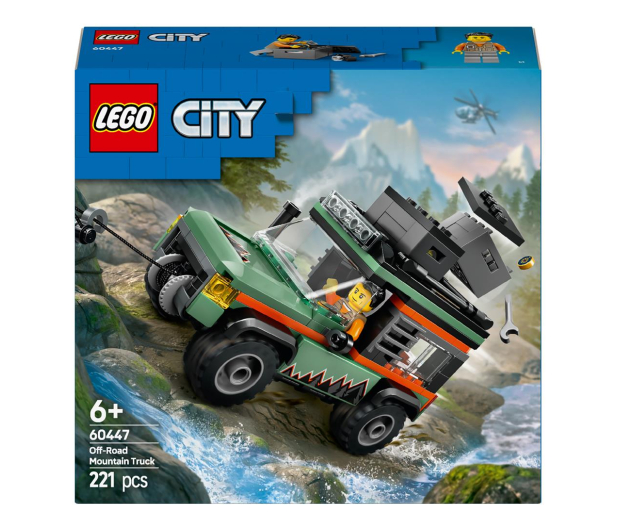 LEGO City 60447 Górska ciężarówka terenowa 4x4 - 1284111 - zdjęcie